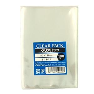 カクケイ OPP袋 クリアパック テープ無し 30ミクロン 1000枚 80×120mm