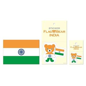 ムーングラフィックス ステッカー ポストカード 国旗 インド SET25