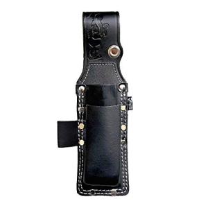 ベストツール 極匠 黒革ツールケース ノミ+道具差し 2段タイプ 差し金 曲尺ホルダー付 GK-ND