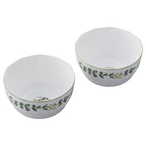 Noritake ノリタケ ディープ ボウル  11cm 350cc イングリッシュハーブズ 電子レンジ対応 2個 ボーン