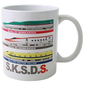 ダイワトーイ マグカップ 白 350ml マグカップ しんかんせんだいすき