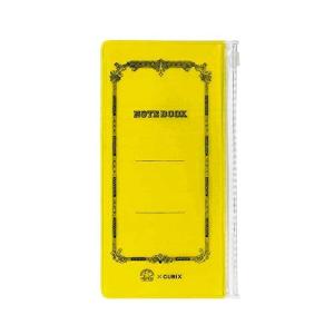 エムプラン ツバメノート スライドジップケース ペンサイズ イエロー 2冊 010124-03