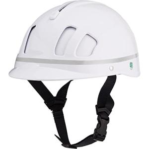 SANADA スライド式開閉シャッター ヘルメット SV-5 通学 通勤 自転車用 反射テープ/シルバー サイズ/L