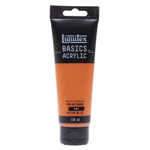 リキテックス アクリル絵具 リキテックス ベーシックス ビビットレッドオレンジ B-017 118ml