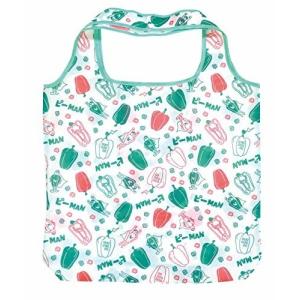 ZIP CORPORATION エコバッグ 折りたたみ コンパクト 収納 大きめ おしゃれ な パターン プリント ピーマン 84766 エ