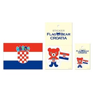 ムーングラフィックス ステッカー ポストカード 国旗 クロアチア SET40