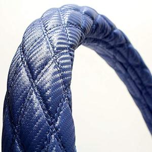 viz ハンドルカバー ギガ カーボンレザーブルー 2HS