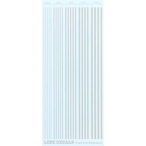 サンコーマーク工業 レプトジーダ プラモデル用 水転写 ライン デカール ライトグレー 9×21cm G−24