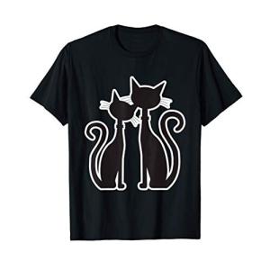 Black Cat Christmas Decorations Snow-Flake Cool X-Mas Gifts Tシャツ