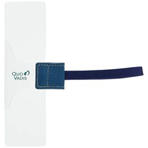クオバディス ダイアリーバンド&ペンホルダー 8.8x17cm用 ブループラッセ qvband8817bp