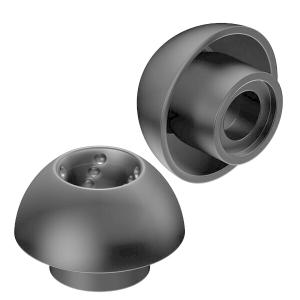 JVC EP-FX11MS-B 交換用イヤーピース スパイラルドットSF(ストレスフリー)シリコン素材 4個入り MSサイズ ブラック