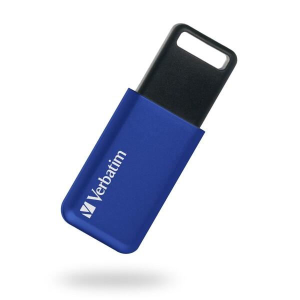 Verbatim バーベイタム USBメモリ 64GB USB3.1(Gen1) スライド式 ストラ...