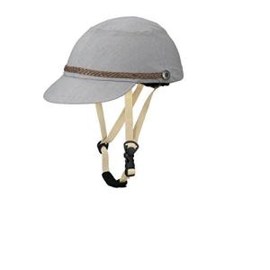 CAPOR(カポル) ポプラ C6314MDL グレー M(56~59cm) 着せ替え用帽子付き自転車ヘルメット