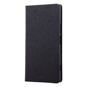 レイ・アウト Xperia XZ1 ケース 手帳型 マグネットタイプ/ブラック RT-RXZ1SLC3/JB