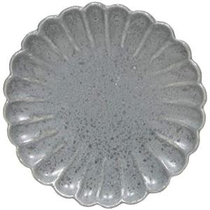 TAMAKI プレート 花皿 窯変 グレー 直径17.0×奥行17.0×高さ2.5cm 電子レンジ 食器洗浄機対応 T-931066