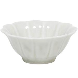TAMAKI ボウル 花小鉢 窯変 ホワイト 直径11.0×奥行11.0×高さ4.4cm 電子レンジ 食器洗浄機対応 T-930977