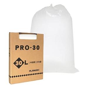 アルフォーインターナショナル ゴミ袋 半透明 30L 収納に便利な 箱入り ポリ袋 PR-332 100枚入1個セット