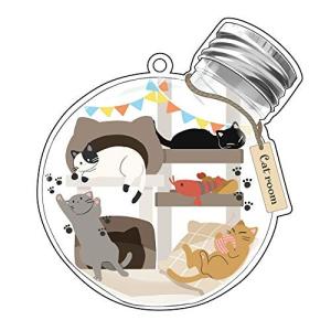 ハゴロモ アクリルメイクアップカバー #ねこまみれ
