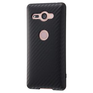 レイ アウト Sony Xperia XZ2 Compact ケース TPU 耐衝撃 Light Carbon カーボンブラック RT-RXZ2COCP3/CB
