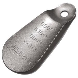 SAMTIAS 真鍮 ハンド シューホーン 携帯 靴ベラ ホーニングニッケルシルバー