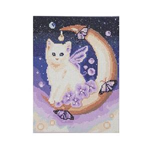 東京交易 ダイヤモンドフィックスキャット エンジェル Sサイズ 約40cm×30cm 10-3308