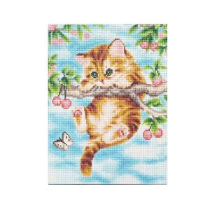 東京交易 ダイヤモンドフィックス遊ぶ子猫 Sサイズ 約40cm×30cm 10-3307
