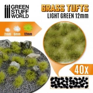 グリーンスタッフワールド 草むら 長さ12mm ライトグリーン 情景用素材 GSWD-10666