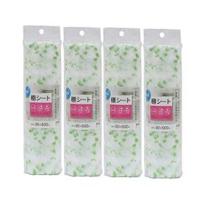 東和産業 食器棚シート 消臭棚シートユーカリ グリーン 約30×500cm 573122 4個入