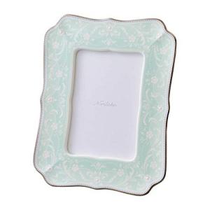 Noritake ノリタケ フォトフレーム 高さ約20cm 幅約16cm ミントグリーン 1個 ミントグリーン ボーンチャイナ Y93581