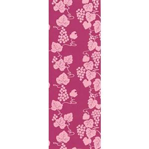 三陽商事 京の両面おもてなし てぬぐい 約100×35cm 葡萄 ワイン色 15-061025
