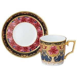 Noritake ノリタケ コーヒー カップ & ソーサー 160cc オマージュコレクション 色絵薔薇文 ファインポーセレン(プ