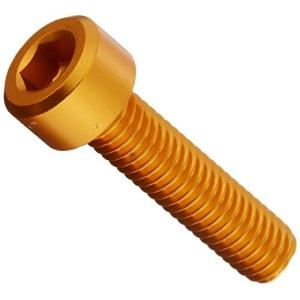 DURA-BOLT キャップボルト M6x25mm アルミ ゴールド 2本 DB6025G