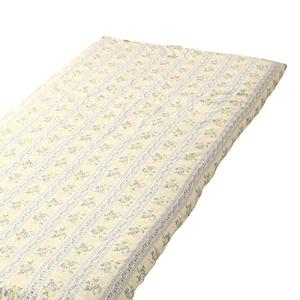メリーナイト 綿100% 敷き布団カバー  サックス シングルロング 約105×215cm 洗える 衛生
