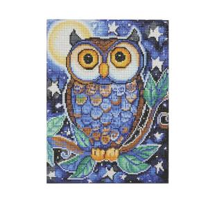 東京交易 ダイヤモンドフィックス物知りフクロウ Sサイズ 約40cm×30cm 10-3311