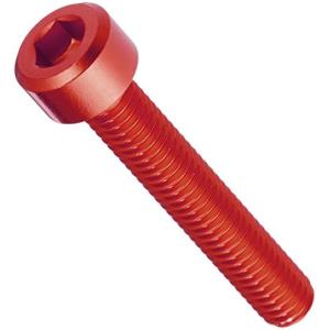 DURA-BOLT(デュラボルト) キャップボルト M6x35mm アルミ レッド 2本 DB6035R