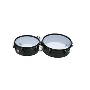 TAMA タマ ブラック スティール ミニ ティンバレス  クランプ+Lロッド付き MT1012STBK