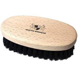 コンドウ ドイツ製 靴磨き ブラシ 天然 馬毛 ブラック Lサイズ DONOK Selected Horsehair Brush
