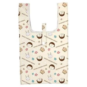 ケイカンパニー ちびまる子ちゃん プチエコバッグ アニマル/クリーム CBP3-CB-ACM