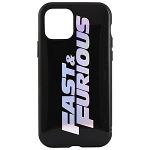 グルマンディーズ  IIIIfit iPhone12/12 Pro対応ケース ロゴ FF-12A ブラック