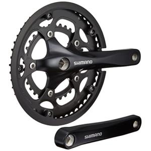 シマノ フロントチェーンホイール FC-RS200 50×34T 170mm 8S チェーンガード付  対応BB 四角軸UN 110mm EFCRS