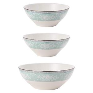 NARUMI(ナルミ) ボウル 皿 セット グレイスエア 入れ子ボウルセット グリーン 3点セット 51707-23079P