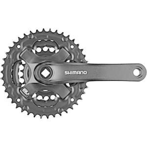 シマノ クランクセット FC-TY501 ブラック 42X34X24T 175mm 8S/7S/6S  対応BB 四角軸 122.5mm EFCTY501E244XLB