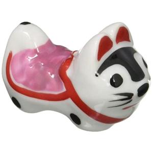 光陽陶器 箸置き 約4.3×2.5.cm こま犬箸置き ピンク 23449