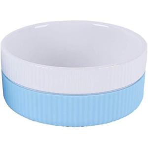 プラッツ  PLATZ PET SUPPLISES&FUN 犬用食器 Colore 本体+デイリーカラーリムセット ソーダ