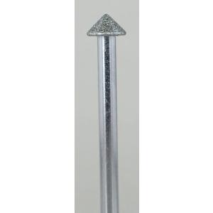 アルゴファイル電着ダイヤモンドビット 三角ヘッド 5Φx2.5#120 軸径2.34Φ  DEP2025