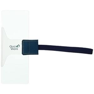 クオバディス ダイアリーバンド&ペンホルダー 10x15cm用 ブループラッセ qvband1015bp