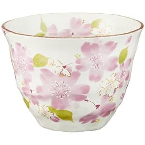 セラミック藍 華みさと 煎茶 ピンク サイズ：約9.2 H6.7 03464