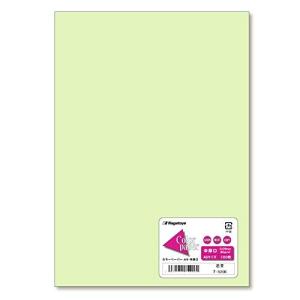 長門屋商店 カラーペーパー ナ-5206 A5中厚口 100枚 わかくさ 03:クリーム