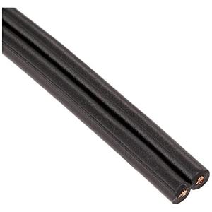 協和ハーモネット ビニル平形コード VFF 0.75SQ 10m 黒