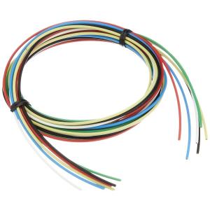 協和ハーモネット ふっ素樹脂電線 FEP 0.3SQ 1mX6色 黒白赤黄緑青